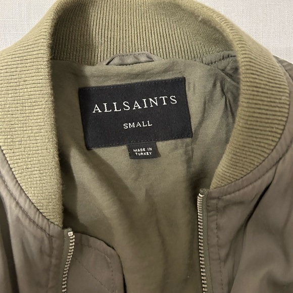 All saints green Bomber - Picture 3 of 4